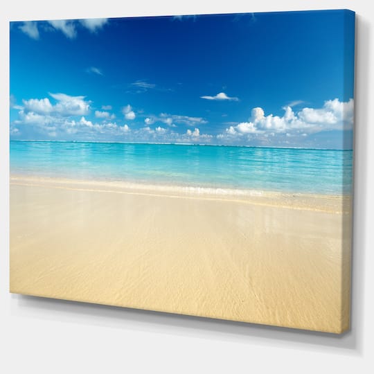 Designart - Sand of Beach in Calm Caribbean Shore
